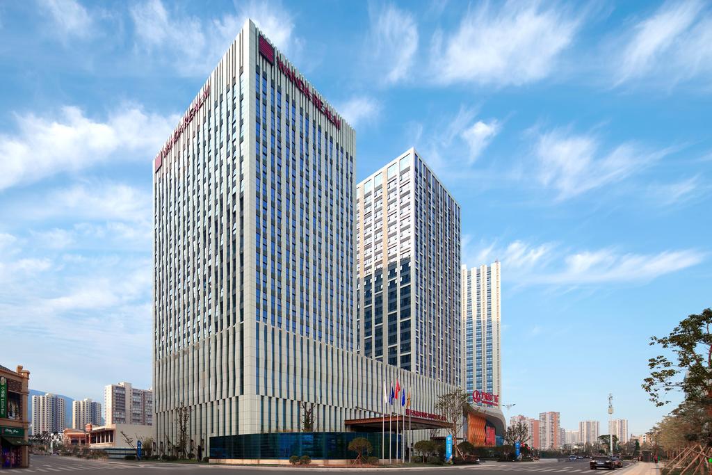 Wanda Realm Guangyuan Hotell Exteriör bild